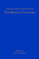 Sources and Contexts of the Book of Concord