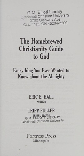 Homebrewed Christianity Guide to God
