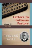 Letters to Lutheran pastors