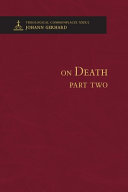 On Death 2 - Theological Commonplaces