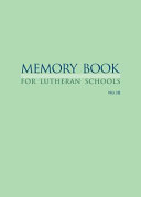 Memory Book For Lutheran Schools