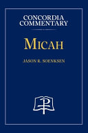 [9780758675743] Micah - Concordia Commentary