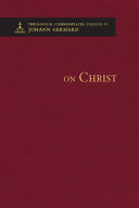 [9780758675835] On Christ - Theological Commonplaces