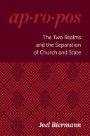 [9780758679741] The Two Realms and the Separation of Church and State