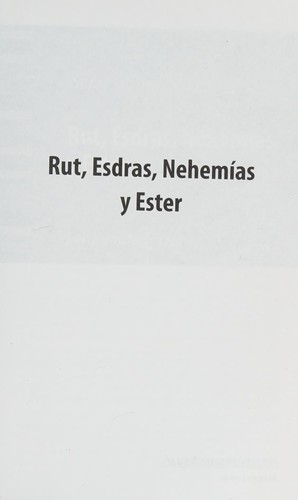 [9780806657783] Rut, Esdras, Nehemías y Ester