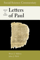 [9780800636401] Social-science Commentary on the Letters of Paul