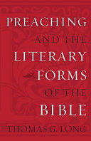[9780800623135] Preaching and the Literary Forms of the Bible