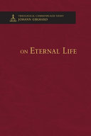 [9780758681324] On Eternal Life - Theological Commonplaces